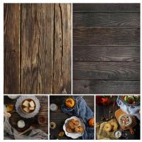 ins拍照道具背景布木板纸图片复古美食蛋糕食物烘焙摄影摆件网红|C款木纹双面