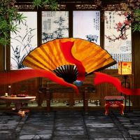 背景布汉服拍摄古韵中摄影背景纸新款网络全家福古装主播|xw3906 宽1X1.5米