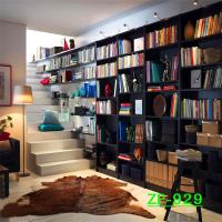 视频拍照背景墙书房背景布间背景网红墨萱主播书柜背景|ZP-929 2米宽+1.8米