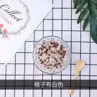 棉麻背景布格子布拍照道具美食服装拍摄道具|白子布50*50cm