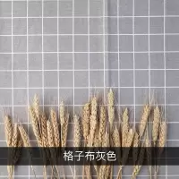 棉麻背景布格子布拍照道具美食服装拍摄道具|灰子布50*50cm