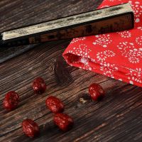 棉麻背景布格子布拍照道具美食服装拍摄道具|乌镇风蓝印花布50*50cm