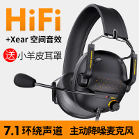 7.1绝地求生带笔记本耳麦头戴式降噪电脑战术电竞耳机和平精英游戏台式麦克风话筒听声辩位有线吃鸡声道专用