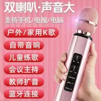 蓝牙手机麦克风神器无线话筒音响设备唱歌声卡变声器