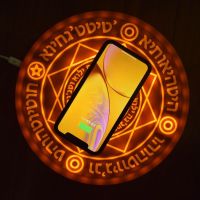 手机无线充魔法光阵同款网红大魔法阵无线快充酷炫10w充电器