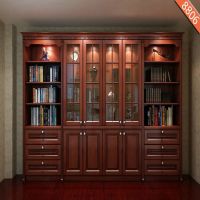 网红背景布主播背景布酒柜装饰书房3d间男女快手书柜书架|8806 宽2米2米