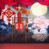 影楼背景布古典主播背景主题中式古风古装婚纱摄影服装拍照|gc-2582 1x1.5米