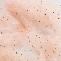 ins网红房间装饰星空网纱少女心美甲摄影拍照背景布道具摆件饰品|藕粉色 150*cm