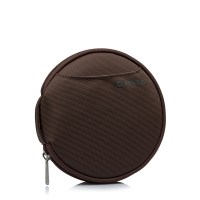 dvd创意cd包收纳光碟包vcd光盘包包32片车载碟片大容量cd盒|圆形咖啡色[32片装]