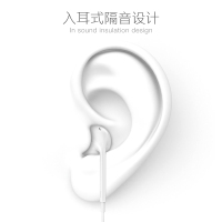 有线原配11/x/入耳式耳塞扁头6s手机max/lig线控耳机xr//pro/i8p/id5iphone7plus/8/