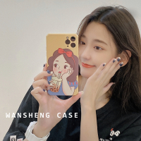 喝奶茶公主iphone7p女se手机壳/xr/8plusmaxx/摄像头硅胶日韩国11pro/卡通全包保护套个性创意in