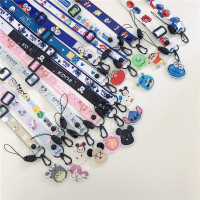 背带斜挎绳可爱吊坠网红时尚挂件挂饰可斜跨挂通用长款卡通手机挂绳个性防摔防丢失手机壳脖女款新款布条宽带