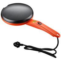 薄饼机家用 烙春饼机 电煎饼锅 电饼铛千层薄饼烤肉机烘烤机皮子|橙裸机无专用面盘48小时发货无售后