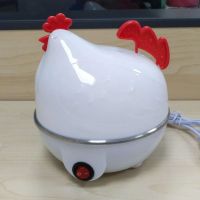 小鸡煮蛋器蒸蛋器自动断电迷你蒸蛋羹煮鸡蛋器单层 1-7个蛋|白色