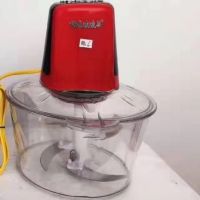 电动绞肉机家用多功能料理机绞菜机碎肉机绞辣椒搅蒜机宝宝辅食机|2升双开关共一套刀送刮刀