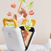 魔法包三明治早餐机轻食机华夫饼机家用多功能加热吐司压烤机|solista…[三明治盘]