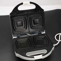 三明治早餐机烤面包吐司多功能三明治机华夫饼机家用双面煎蛋机|回形盘750瓦