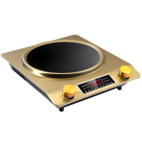 3500瓦凹面电磁炉家用火锅炉爆炒大功率省电特价电池炉全套|旋钮凹面 凹面套餐2+饭煲