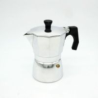 意式浓缩摩卡咖啡壶加厚煮咖啡器具电热炉摩卡壶咖啡套装|3人份铝壶 壶+炉