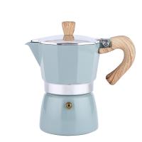 意式浓缩摩卡咖啡壶加厚煮咖啡器具电热炉摩卡壶咖啡套装|3人份湖绿 单壶