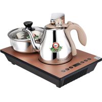 全自动抽水上水电磁茶炉三合一茶具套装304不锈钢烧水家用电磁炉|K29:37X23