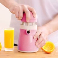手动榨汁机我的前半生同款橙汁机器石榴手榨汁机柠檬器压榨机|粉色企鹅榨橙器~萌萌哒