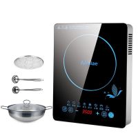 特价家用电磁炉3500w大功率3000w电磁炉旋钮电磁灶家用电饭煲|3500W套餐1（MC）不锈钢