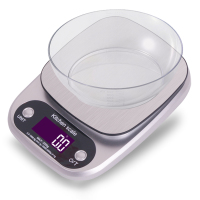 家用厨房电子秤0.1g烘焙调料中药材计重称10kg台秤食物燕窝秤|10kg/1g+托盘