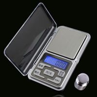 0.01g迷你珠宝秤便携小电子称口红微型天平称克秤0.1g厨房秤|中文版100g/0.01g+电池 需要校正砝码+皮套