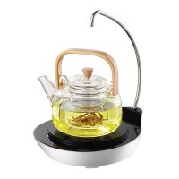 电陶炉家用办公迷你煮茶炉小型电磁炉煮茶器泡茶玻璃多功能|自动上水电茶炉+提梁壶