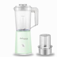 多功能榨汁料理机家用婴儿辅食机小型便携果汁机炸豆浆|果绿色 双杯厚款(榨汁研磨杯)+刀片