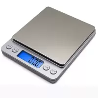 迷你小型精密珠宝度0.01精度家用厨房便携充电款称重电子秤|1000g/0.1g电池版+砝码
