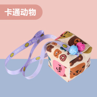 沙包儿童丢沙包幼儿园手工丢沙包袋踢毽子小学生手工带绳沙包|带绳(响铃款)-动物