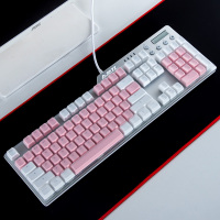 104键ak35ip台式机电脑ajazz黑爵保护贴aak40s游戏机械键盘膜适用战警系列|黑爵机械键盘膜104键（透明）