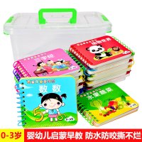 婴幼儿童撕不烂早教故事书0-3岁宝宝启蒙认知看图识字卡片卡-