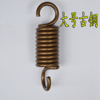 吊篮配件弹簧挂钩消音器大号小号吊椅安全扣消声轴承秋千摇篮螺丝|大号弹簧古铜