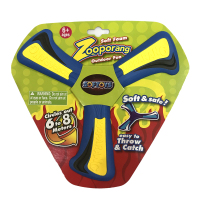 儿童飞去来器回旋镖成人v字镖回力标回旋飞镖飞碟户外飞盘软玩具|青少年升级款三叶镖蓝色3010