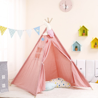 ins儿童帐篷印第安室内游戏屋公主玩具屋小房子宝宝礼物拍照道具|1.6米粉红色