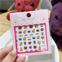 日单面包超人儿童指甲贴 韩版环保指甲贴纸韩国儿童美甲贴纸|芝麻街---指甲贴