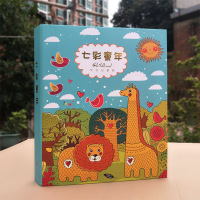 小学生成长档案记录册a4活页儿童纪念册模板相册本幼儿园成长手册|小学生款(40张彩页+10张黑卡)森林