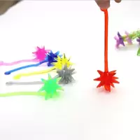 怀旧弹性伸缩粘性手掌爬墙发泄手掌创意整蛊小手整人儿童小|流星锤50个装 均码