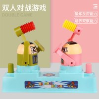 咬手指鳄鱼恐龙小同款网红整蛊搞怪恶搞整人创意稀奇古怪|双人对打[粉绿] 大号