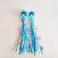 儿童滑板车自行车装饰配件向日葵卡通彩带飘带玩具|新款独角兽雪花彩带