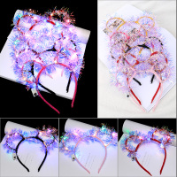 地毯货小玩具堆礼品便宜推加粉会发光的饰可爱孩精致夜市摆摊神器|米白色十灯金丝米奇10个