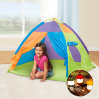 儿童帐篷室内外玩具游戏屋公主宝宝过家家女孩折叠大房子海洋球池|欧美风+小马灯