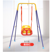 婴儿跳跳椅哄娃神器宝宝弹跳椅秋千室内健身架儿童益智玩具0-3岁|支架＋红色秋千（支架可折叠)