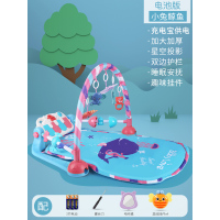 脚踏钢琴健身架婴儿玩具0-1岁新生儿童男宝宝女孩3-6-12个月0益智|(长83电池版兔子乐园+护栏(礼盒)送礼品