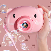 全自动吹泡泡机照相机式儿童少女心ins网红小猪猪同款泡泡器