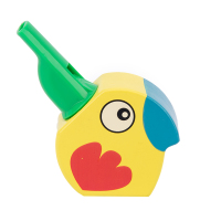 婴幼儿童小鸟口哨幼儿园喇叭木制乐器早教音乐|黄色小鸟