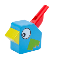 婴幼儿童小鸟口哨幼儿园喇叭木制乐器早教音乐|蓝色小鸟